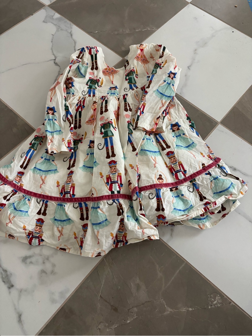 Pink chicken nutcracker dress